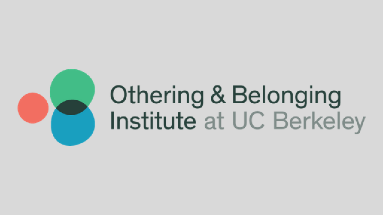 three circles logo next to text that says "Other Belonging Institute at UC Berkeley"
