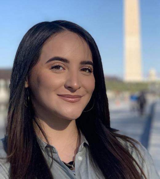 Portrait of Angelita Mora Castellanos smiling