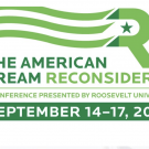 virtual american dream reconsidered conference 2020 logo in green