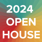 Banner with text that reads "2024 Open House"