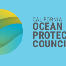 Logo with text "California Ocean Protection Council"