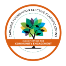 Logo of a tree with the text "Carnegie Foundation Elective Classifications"