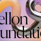 squiggly line with text overlay that says "Mellon Foundation"