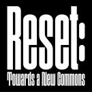 bold text that says "Reset: Towards a New Commons"