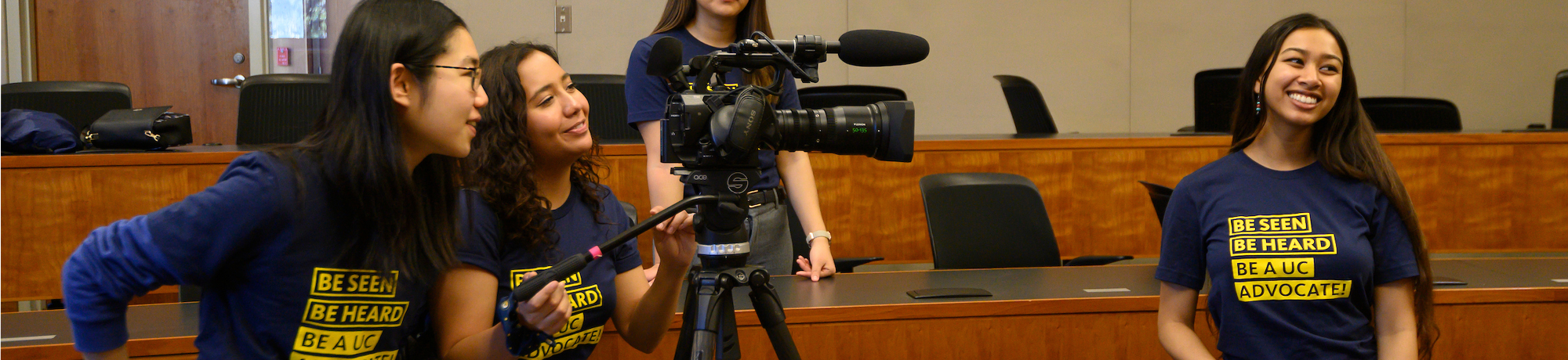 people making a video 